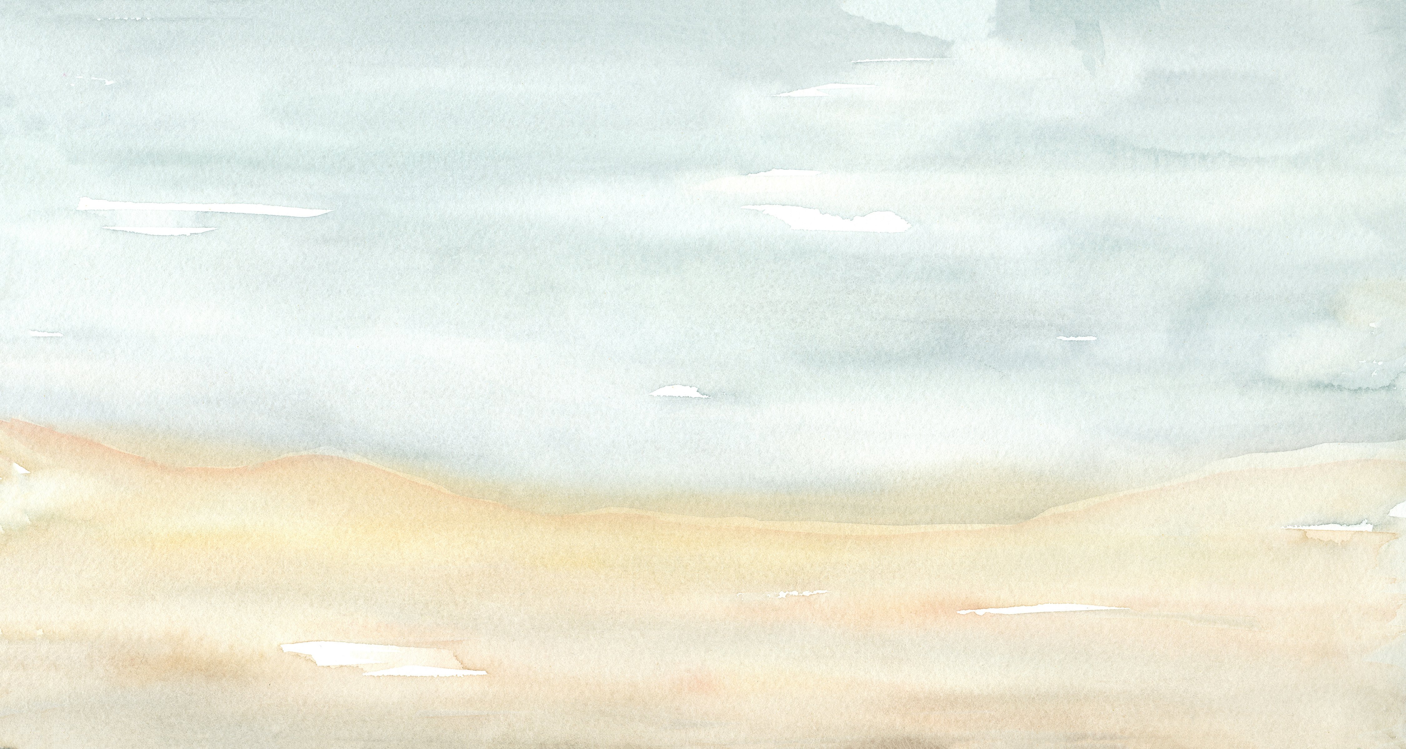 Beach watercolor