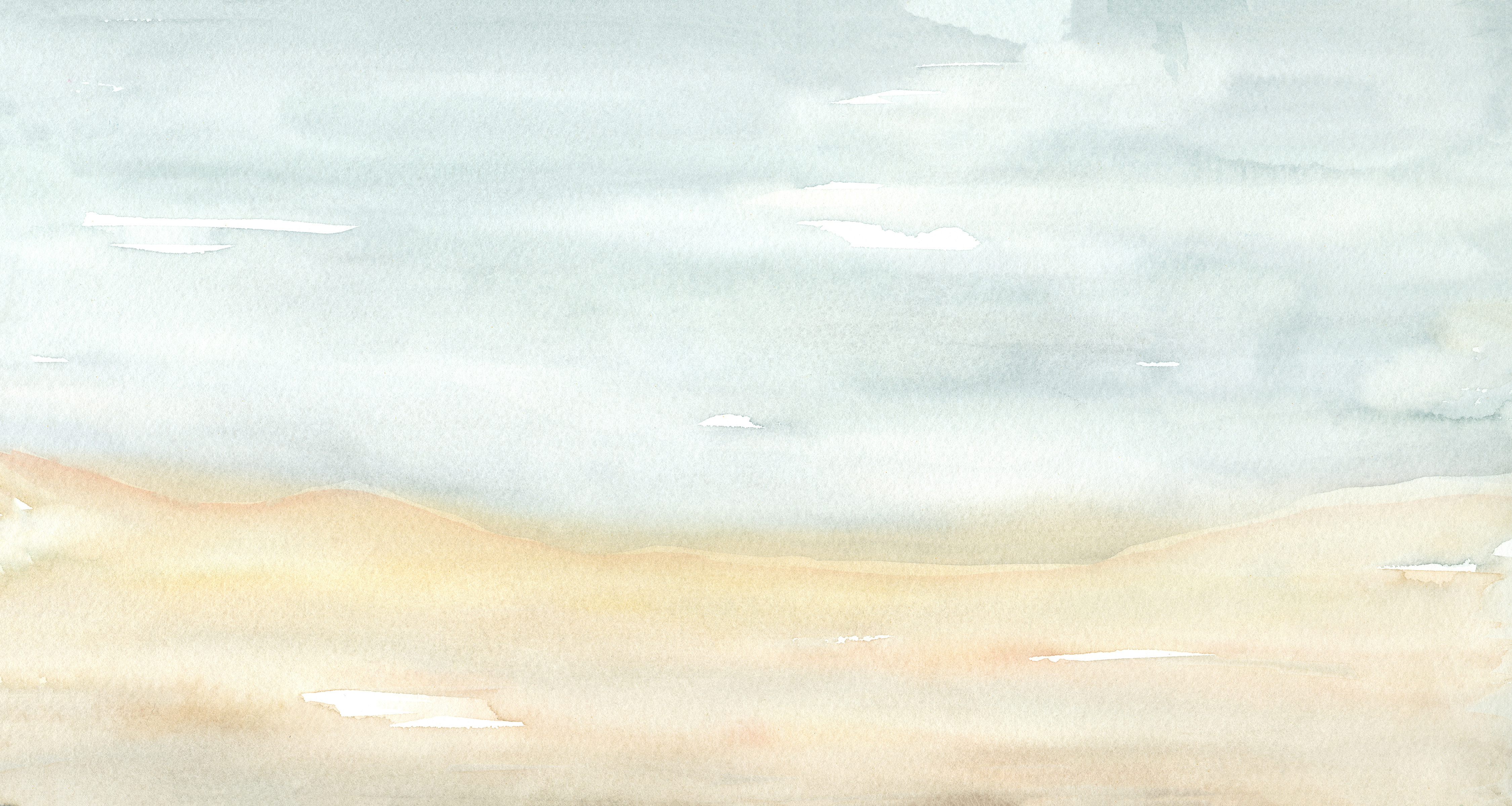 Beach watercolor